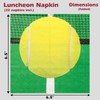 Servilletas de almuerzo de tenis (paquete de 32) Hermosas servilletas