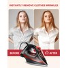 Sundu Steam Iron for Clothes with Rapid Heating Ceramic Coated