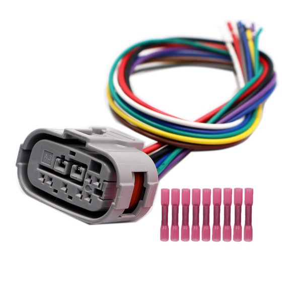 9 Pin Auto Gearbox Gear Switch Connector Wiring 90980-12362 4F5908-0000