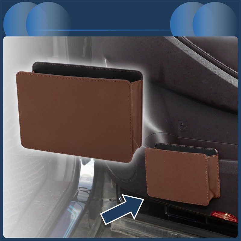 INFINAUTO Car Trash Can Car Door Back Seats 7.9" Length