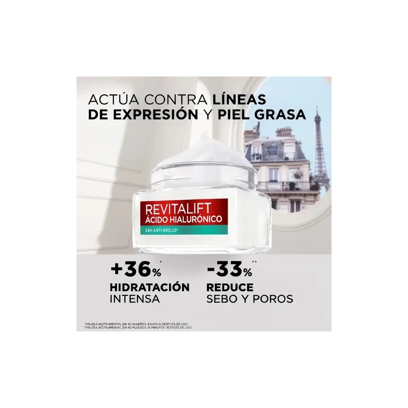Kit Gel De Limpieza Y Crema Antibrillo L'oréal Paris