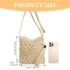 Zovator Straw Bag for Women, Summer Beach Cossbody Bag with