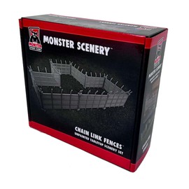 Monster Scenery Metropolis Miniature: Chain-Link Fences Double Pack (2 Items)