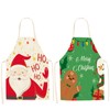 MIOSJI 2pc Christmas Aprons Adults Novelty Waterproof Apron for Xmas
