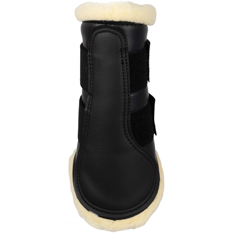 Marengos Soft Comfort Dressage Boots Black/Beige Thoroughbred