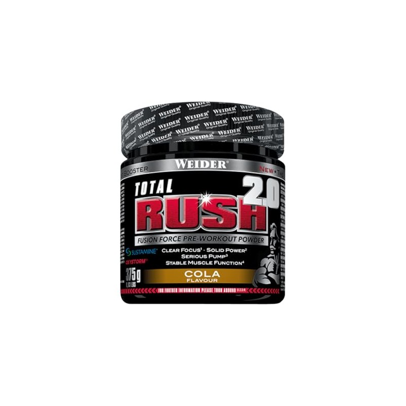 Weider Total Rush 2.0 Powder, 375 g, Cola