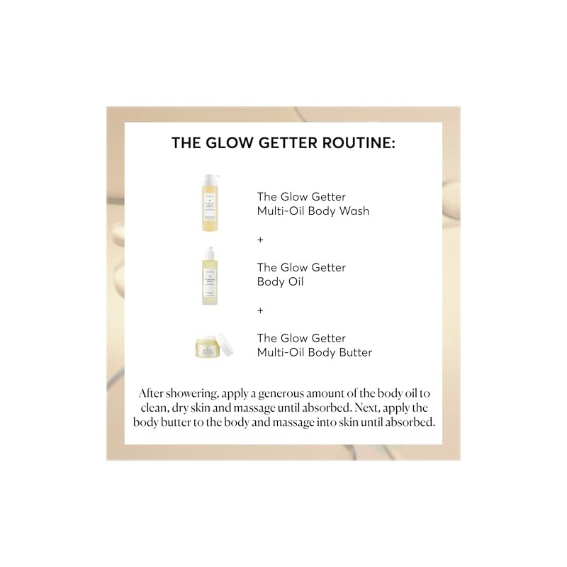 Naturium Aceite Corporal Glow Getter, Multiaceite Para Una Nutrición Intensa,