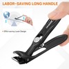 Nail Clippers for Thick Nails Seniors, DRMODE Angled Head Ergonomic