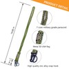 LUYADIN Paracord Lanyard Keychain with USA Flag,Parachute Rope Necklace Keychains