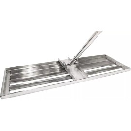 Varomorus Stainless Steel Lawn Level Tool with Handle for Grass Golf Field - 42"