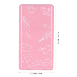 Flex Flap Cell Phone Holder, Airplane Phone Holder Versatile Phone Stand Multi Functional for Travel with Tablet and Cell Phone Stand (Pink)