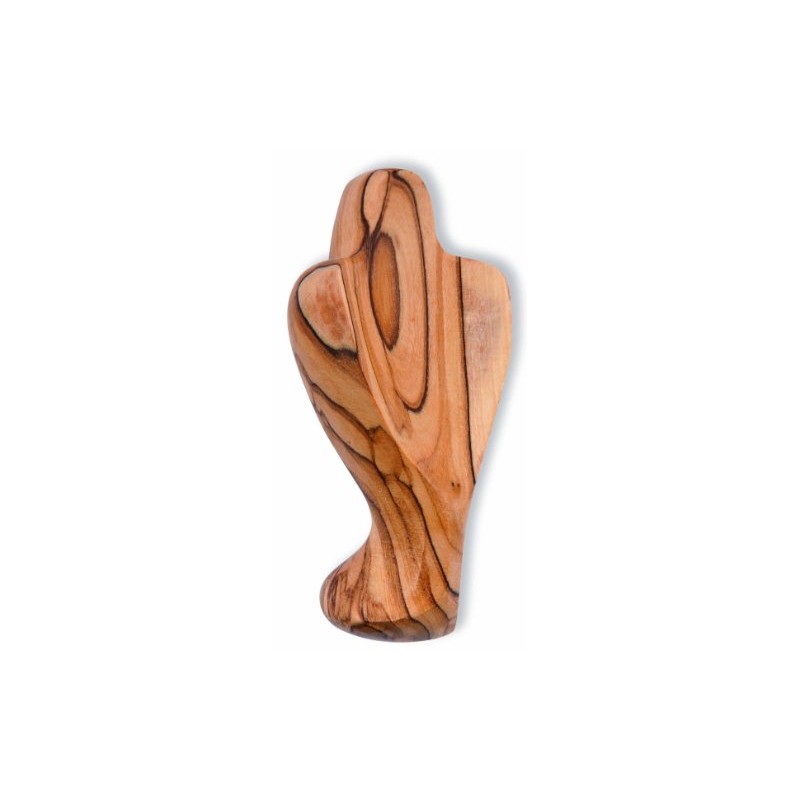 Christliche Geschenkideen Worry Stone Angel Olive Wood from Israel, 9