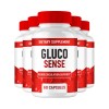 GlucoSense 5-Pack GlucoSense Capsules, Gluco Sense Blood Circulation Support -