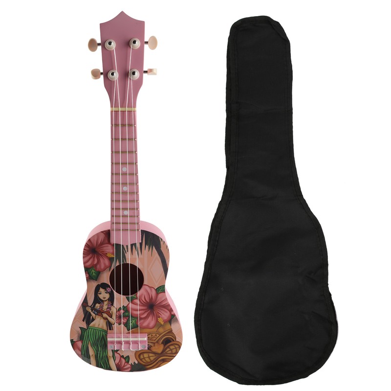 21in Ukulele with Store Bag 4‑String Guitar for Beginners Children