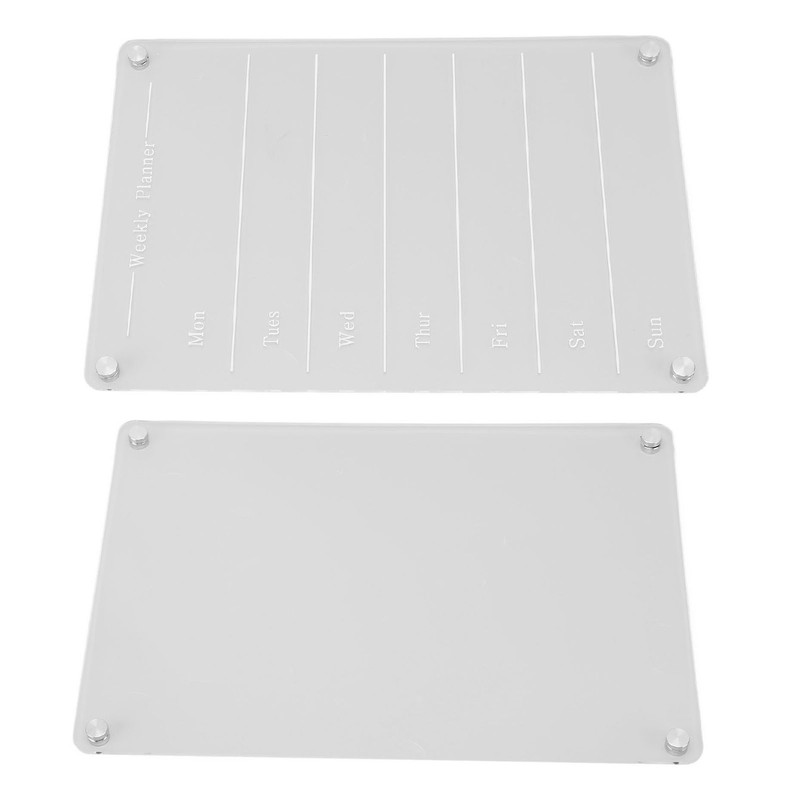 13 X 9.1in Magnetic Dry Erase Calendar Acrylic Planning Bord
