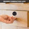 Homefantasy Set of 2 Password Drawer Lock, 3 Digital Combination
