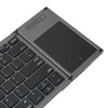 Portable Bluetooth Keyboard Foldable Multi Device Travel Keyboard with Touchpad