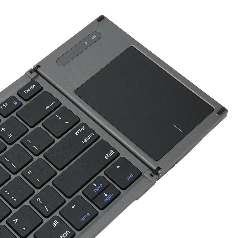Portable Bluetooth Keyboard Foldable Multi Device Travel Keyboard with Touchpad