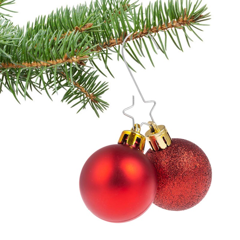 MELLIEX Pack of 60 Bauble Hangers, S Hooks, Small with