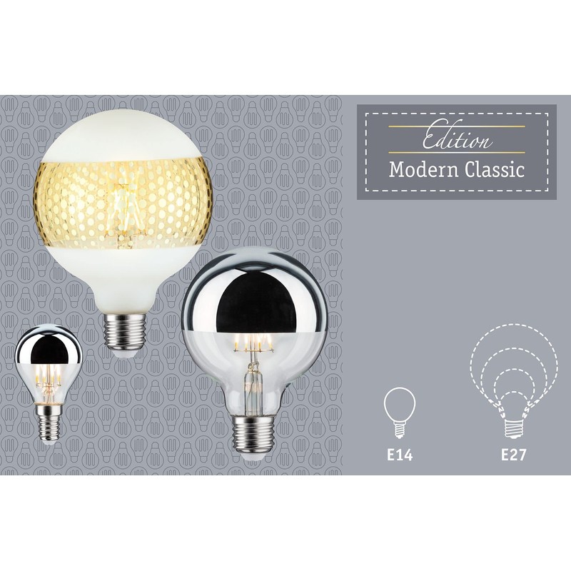 Paulmann LED G125 Ringsp Lin 400lm E27 SW DIM 2600