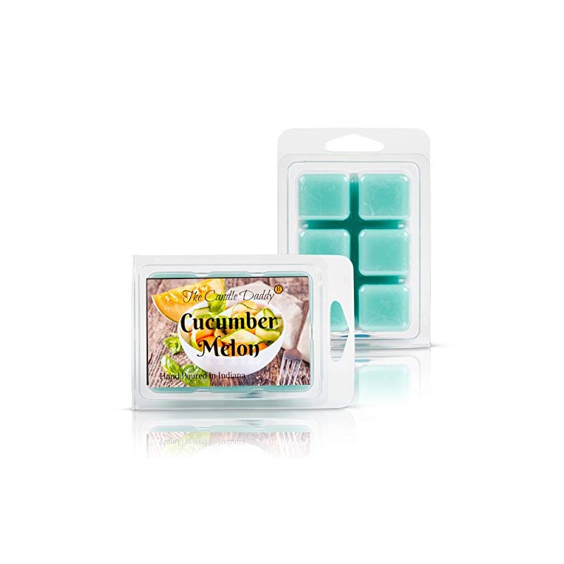 Cucumber Melon Scented Wax Melt - 2 Ounces - 6