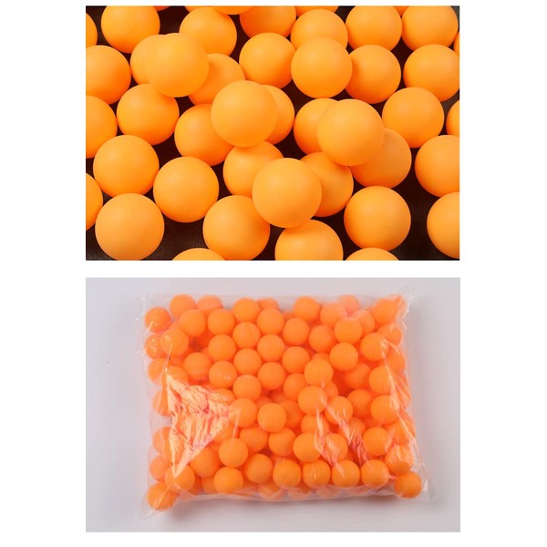 HPMAISON Ping Pong Balls Pack of 150 Orange Table Tennis Balls ABS Plastic Diameter 4 cm for Hobbyists Hobbies Decoration Party Games Family and School