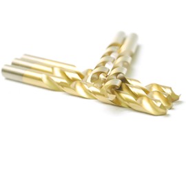 5 PCS, 13/32", Titanium Coated Drill Bits
