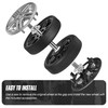 Zoofen 8 Pcs Luggage Replacement Wheels 50 x 12mm Double