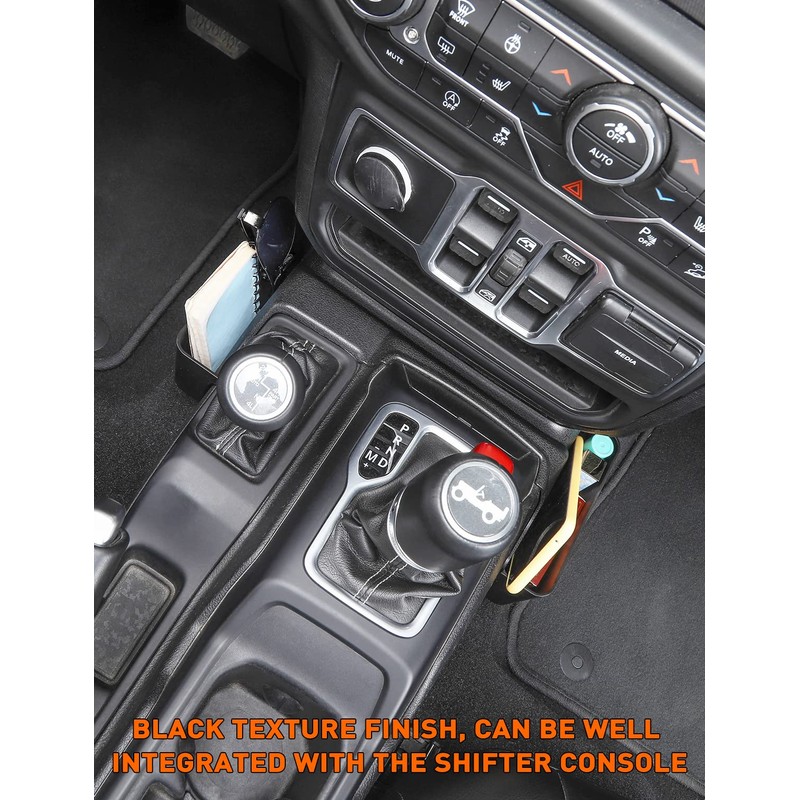Savadicar GT-2 Shifter Storage Box with Microfibers, Gear Shift Side