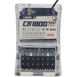 captainrc LDARC CT01 CR1800 Receiver 2.4G 8-Channel Radio Transmitter for Tracked Vehicles, Trucks, Cars and Boats