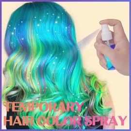 MIELIKKI Temporary Hair Color Spray, Wash Out Hair Colour Wax, Washable, Party Fancy Dress Up, Yellow