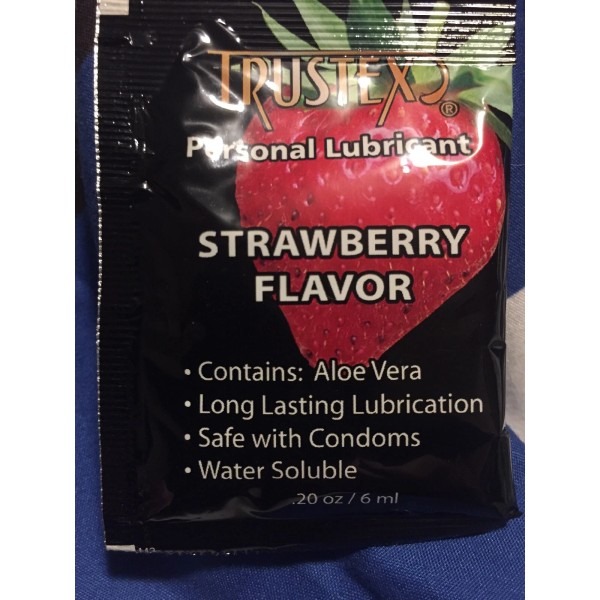 Trustex Personal Lubricant Strawberry Flavor (Set Of 3)