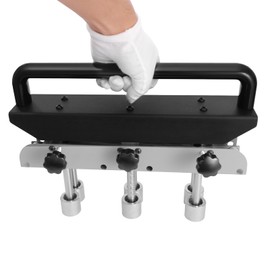 NeNchengLi Professional Metal Roller Bender Three-Station Edge Roller Metal Bending Tool 0-90° Bending Angle, Sheet Metal Roller, Sheet Metal Bender 0.3-1mm Thickness, 0.51-5.12In Bending Height