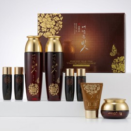 Yedam Yunbit Yoon Jingyeol 4 types of women's basic skin care set Wrinkle improvement functional women's cosmetics gift / 예담윤빛 윤진결 4종 여성 기초 스킨케어 세트 주름개선 기능성 여성 화장품 선물