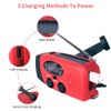 2023 Upgrade Echainstar Portable Solar Radio with AM FM NOAA,