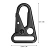 20PCS Sling Snap Hook Round Edge Antirust Glossy Appearance Lightweight
