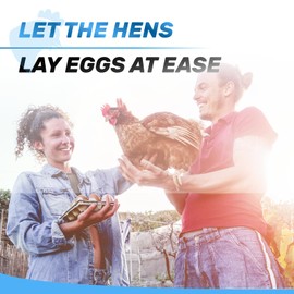 Kinchoix Chicken Nesting Box for Laying Eggs 3 Holes Metal Nest Box for Chicken Hens Ducks Poultry Protect Eggs Chicken Coop Easy Egg Collection Wall Mount Nest Box for Chicken Coop