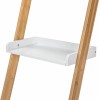 House of Living Art Ladder Shelf 3-Tier Bamboo and MDF