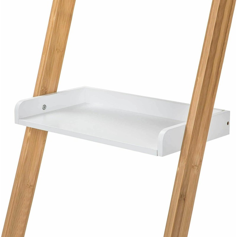 House of Living Art Ladder Shelf 3-Tier Bamboo and MDF