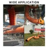 16FT Flexible Duct Hose PVC Flame Retardant Duct Hosing with