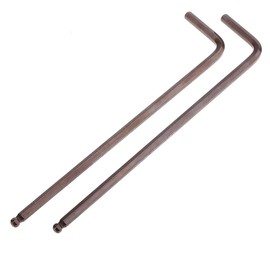 Musiclily Basic 4mm Guitar Truss Rod Hex Wrench Allen Key Ball End Adjustment Tool for China made Acoustic Guitar (Set of 2)