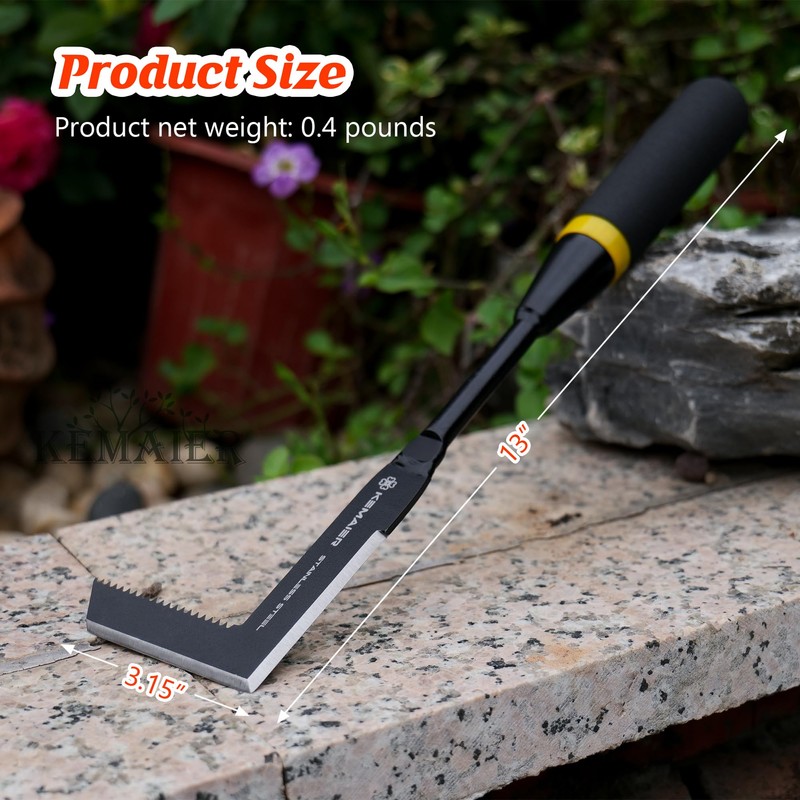 Kemaier Garden Tool Set - Featuring a Heavy-Duty Stainless Steel