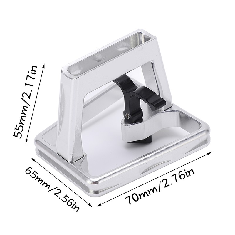 Folding Bike Front Carrier Adapter Aluminium Alloy Hollow Carved Mount