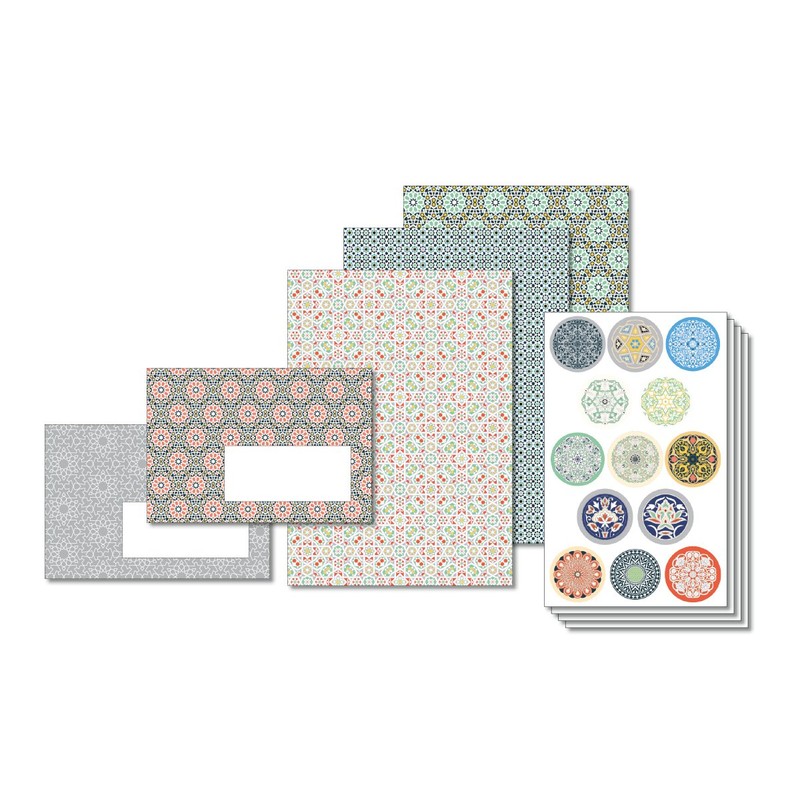 LETTER WRITING SET ARABIAN: Letter Writing Set - Briefpapier Set