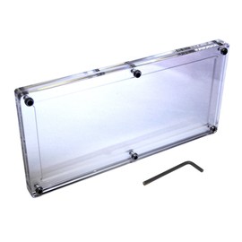 PlastiXrevolution Acrylic Large Bill Frame Money Holder Silver Certificate Bank Note Slab Early Dollar Currency Display Case Pre-1929