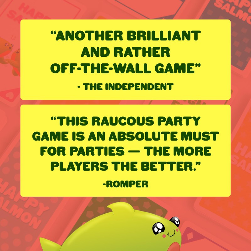 Exploding Kittens Happy Salmon 3-8 Players - Ages 6+ -