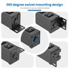 HHSOET 7 Outlet PDU Power Strip with Digital Display, 1U,