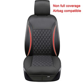 Black Panther Car Seat Cover, Luxury Car Protector, Universal Anti-Slip Driver Seat Cover with Backrest(1 Piece, Black)