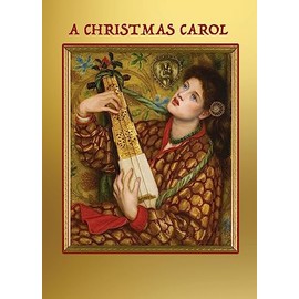 Christmas Card Box "A Christmas Carol" Dante Gabriel Rossetti, 12 Cards / 12 Envelopes