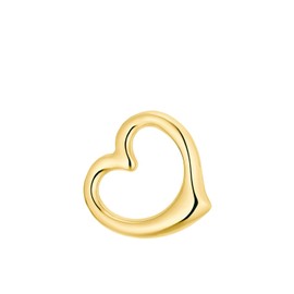 Amor 9038718 Women's Pendant 1.3 cm Gold Heart Design Comes in Jewellery Gift Box, Gold 585/14ct, No Gemstone